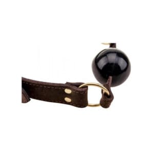 BOUND Nubuck Leather Solid Ball Gag 6 n10099 bound solid ball gag 1 1
