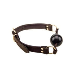 BOUND Nubuck Leather Solid Ball Gag 3 n10099 bound solid ball gag 1 1 2