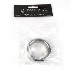Bound to Please Metal Cock and Ball Ring - 40mm 5 n10461 bound to please metal cock and ball ring 40mm 4