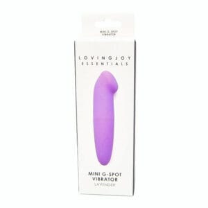 Loving Joy Mini G-Spot Vibrator Lavender 3 n10479 loving joy mini g spot vibrator lavender pkg