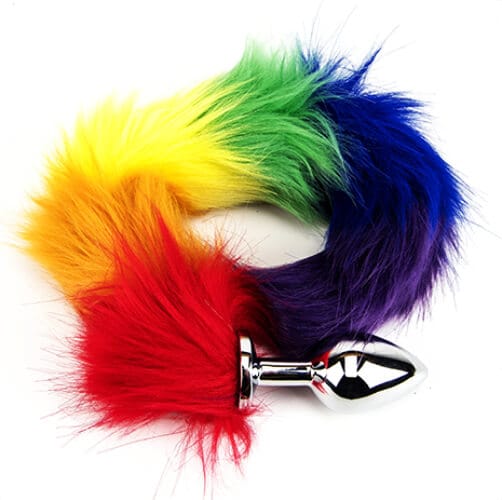 n10780-furry-fantasy-rainbow-tail-butt-plug-1_1 n10780 furry fantasy rainbow tail butt plug 1 1