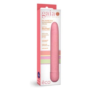 Gaia Biodegradable Eco Vibrator Pink 4 n10844 gaia pink 3