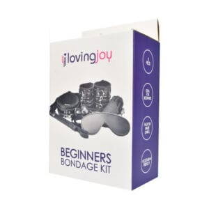 n11024 loving joy beginners bondage kit black 8 piece pkg side 1