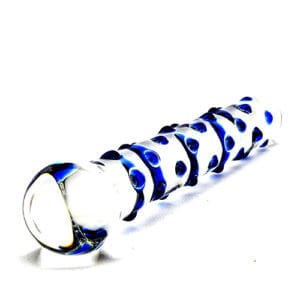 Spectrum Nubby Textured Glass Dildo 6 n11034 spectrum nubby textured glass dildo 2 wr