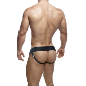 n11132 unisex hollow strapon 6inch black 2