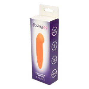 Loving Joy Mini G-Spot Vibrator Orange 6 n11399 loving joy mini g spot vibrator orange 3