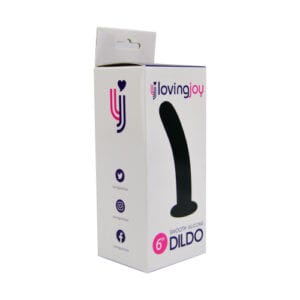 n11511 loving joy smooth silicone dildo 6 inch pkg 2
