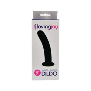 n11511 loving joy smooth silicone dildo 6 inch pkg