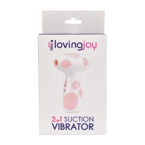 n11642 loving joy 2 in 1 suction vibrator jumbo dot pkg