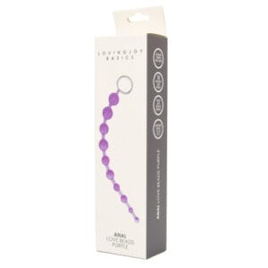Loving Joy Anal Love Beads Purple 4 n8442 loving joy anal love beads purple packaged 2