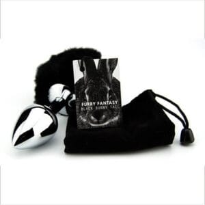n10422 furry fantasy black bunny tail 4 1