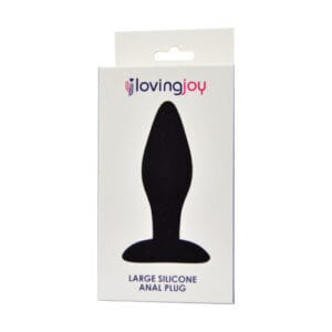 n11778 loving joy silicone anal plug large pkg