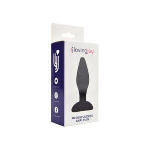 n11779 loving joy silicone anal plug medium pkg 2
