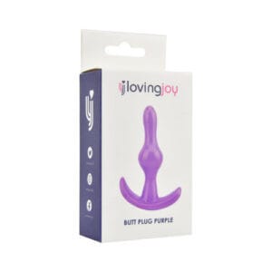 Loving Joy Butt Plug Purple 6 n11857 loving joy butt plug purple pkg 2