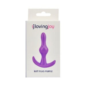 Loving Joy Butt Plug Purple 5 n11857 loving joy butt plug purple pkg