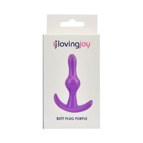 n11857-loving-joy-butt-plug-purple-pkg n11857 loving joy butt plug purple pkg