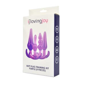Loving Joy Butt Plug Training Kit Purple 8 n11858 loving joy butt plug training kit purple 2 pkg