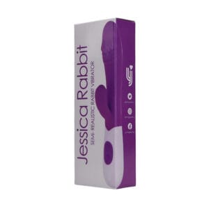Jessica Rabbit Semi-Realistic Rabbit Vibrator 8 n12318 jessica rabbit semi realistic rabbit vibrator pkg 2