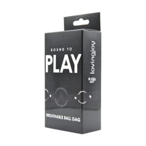 n12447 bound to play breathable ball gag black pkg 2