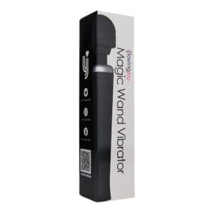 Loving Joy Rechargeable Magic Wand Vibrator Black 8 n12458 loving joy rechargeable magic wand vibrator black pkg 1