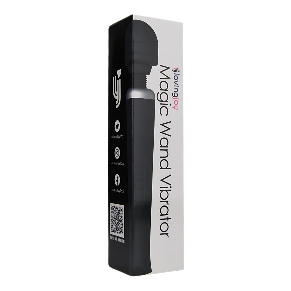 n12458-loving-joy-rechargeable-magic-wand-vibrator-black-pkg-1 n12458 loving joy rechargeable magic wand vibrator black pkg 1