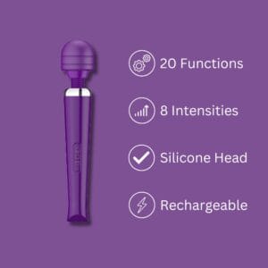 n12460 loving joy rechargeable magic wand vibrator purple faq 1
