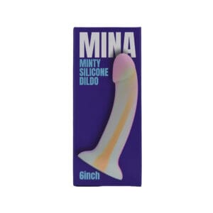 n12538 mina minty silicone dildo pkg