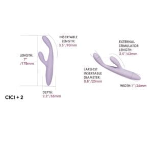 Svakom Cici+ 2 App Controlled Slim Rabbit Vibrator 11 n12555 svakom cici2 app controlled slim rabbit vibrator 10