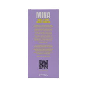 Mina Thrill G-Spot Rabbit Vibrator 14 n12559 mina thrill g spot rabbit vibrator pkg back