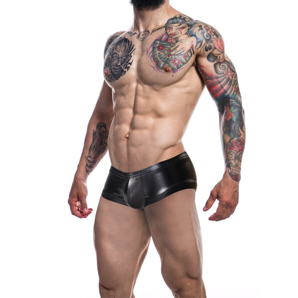 n12714-c4m-booty-shorts-black-leatherette-3 n12714 c4m booty shorts black leatherette 3