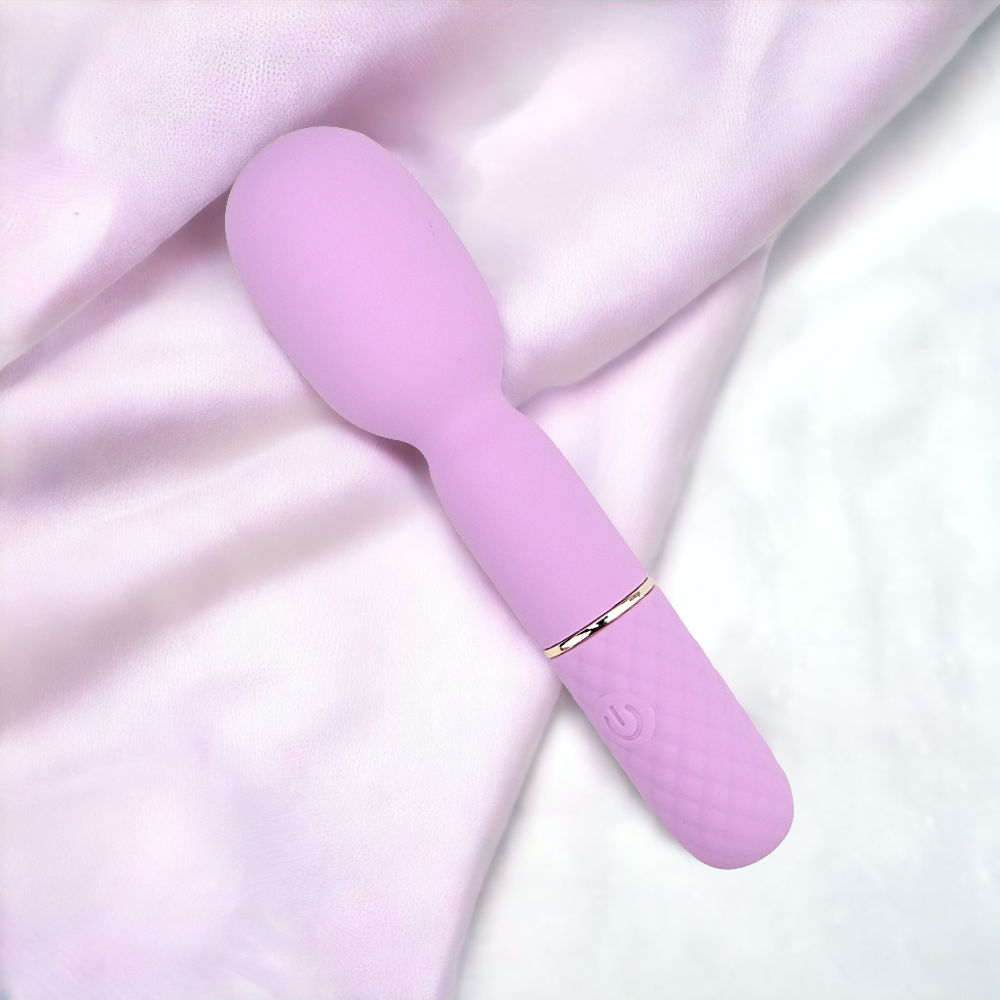 n12249-nauti-petites-10-speed-wand-vibrator-linen n12249 nauti petites 10 speed wand vibrator linen