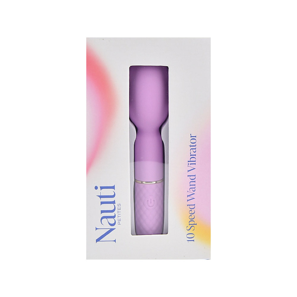 n12249-nauti-petites-10-speed-wand-vibrator-pkg n12249 nauti petites 10 speed wand vibrator pkg