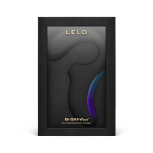 LELO Enigma Wave Dual Stimulation Sonic Massager Black 4 n12348 lelo enigma wave black 3