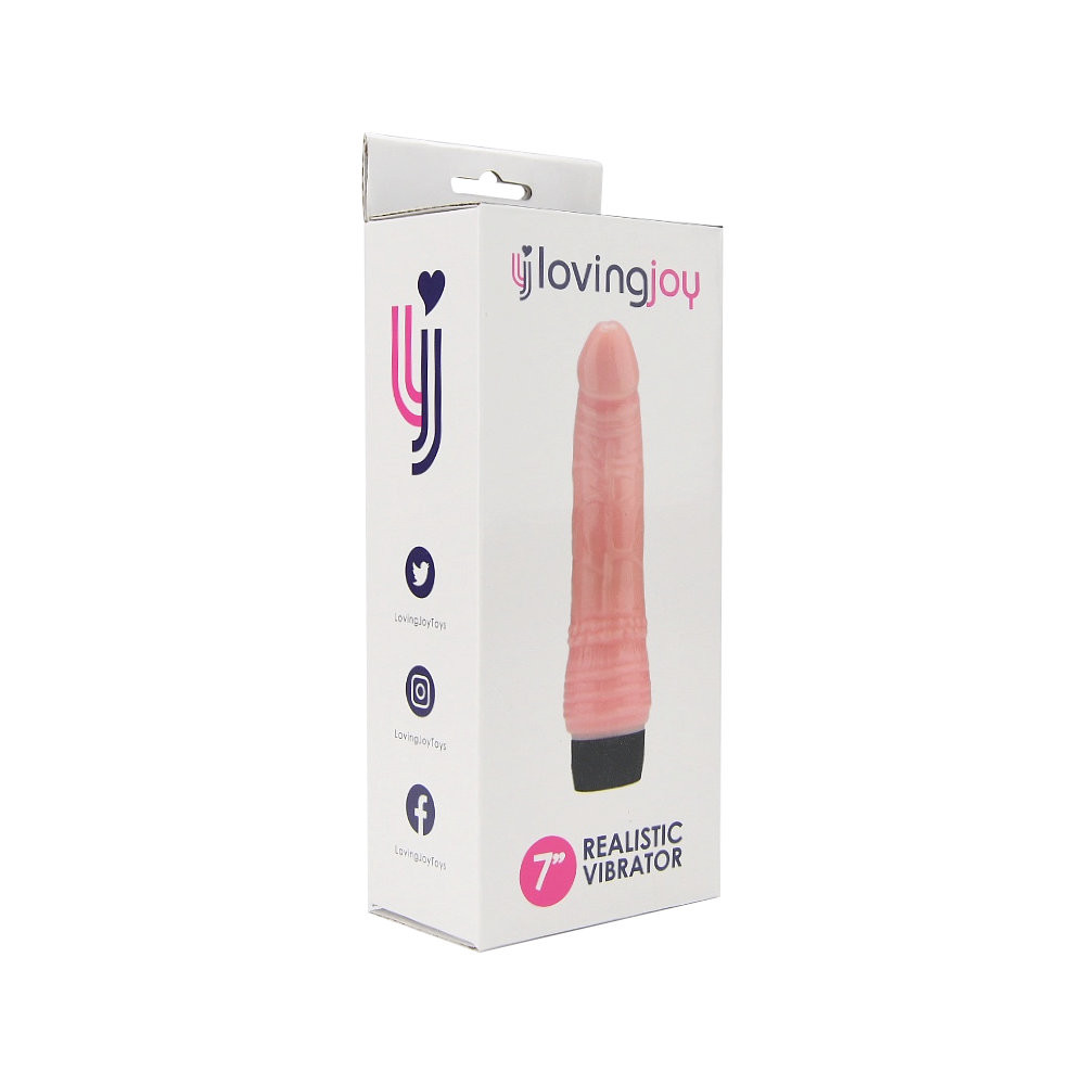n12399-loving-joy-7-inch-realistic-vibrator-vanilla-pkg-2 n12399 loving joy 7 inch realistic vibrator vanilla pkg 2