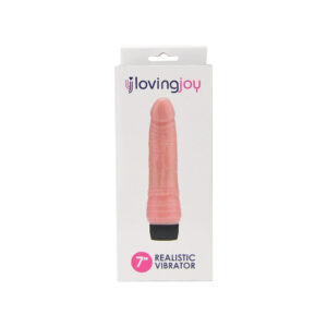 Loving Joy 7 inch Realistic Vibrator Vanilla 6 n12399 loving joy 7 inch realistic vibrator vanilla pkg