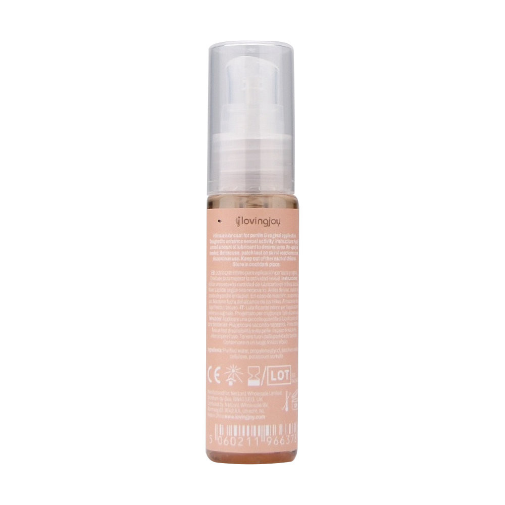 n12438-loving-joy-chocolate-flavoured-lubricant-30ml-back n12438 loving joy chocolate flavoured lubricant 30ml back