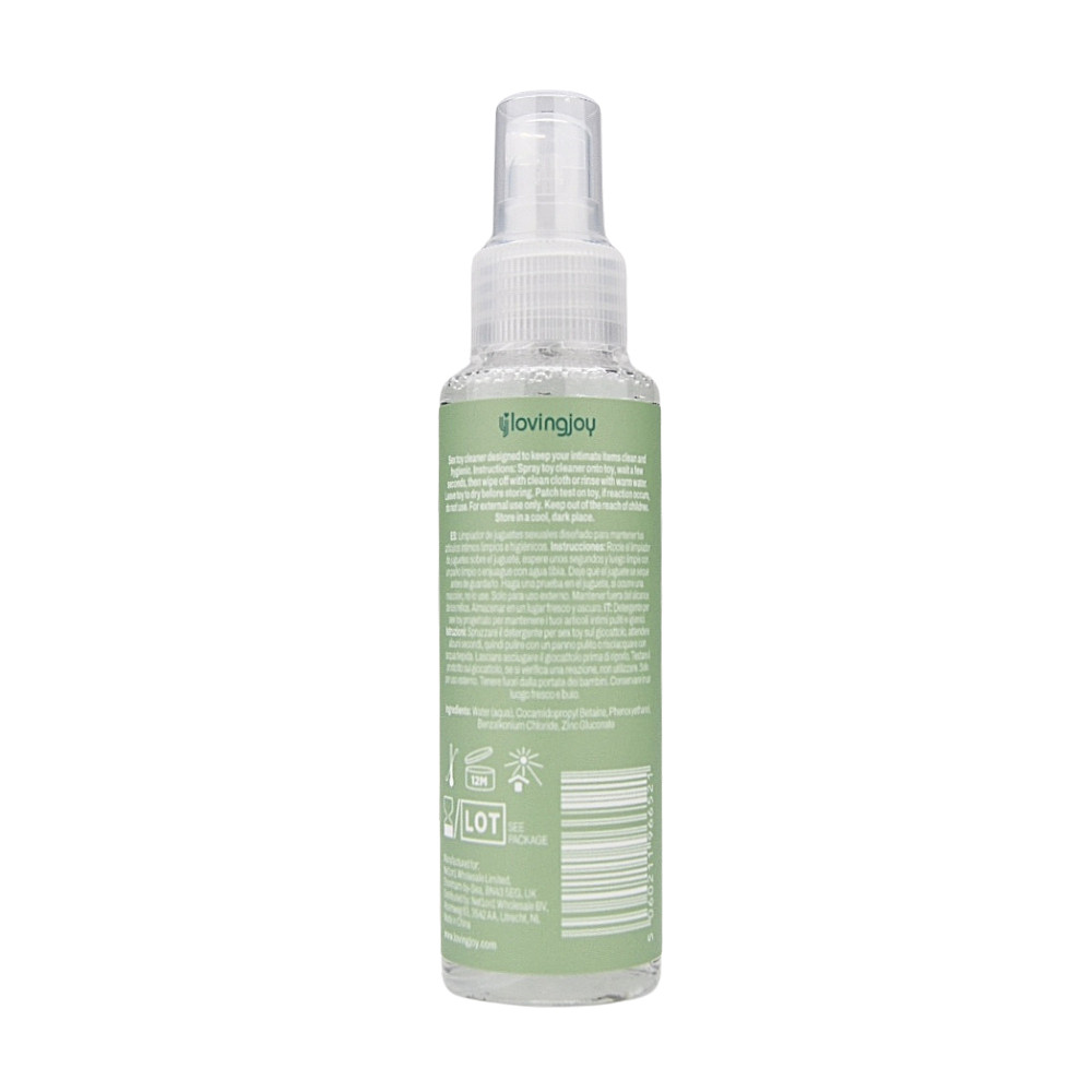 n12510-loving-joy-cleanse-sex-toy-cleaner-100ml-back n12510 loving joy cleanse sex toy cleaner 100ml back