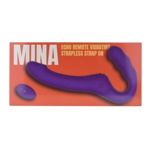 Mina Echo Remote Vibrating Strapless Strap On 14 n12531 mina remote vibrating strapless strap on pkg wrapped