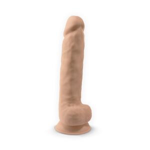 n11775 15inch realistic silicone dual density dildo wsuction cup wballs 4