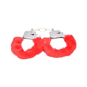 Bound to Play. Heavy Duty Furry Handcuffs Red 6 n11851 bound to play heavy duty furry handcuffs red 3