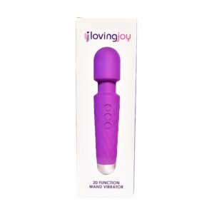 Loving Joy 20 Function Wand Vibrator Purple 5 n11930 loving joy 20 function wand vibrator purple
