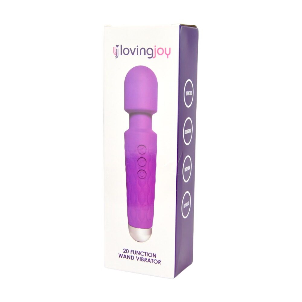 n11930-loving-joy-20-function-wand-vibrator-purple-side-2 n11930 loving joy 20 function wand vibrator purple side 2