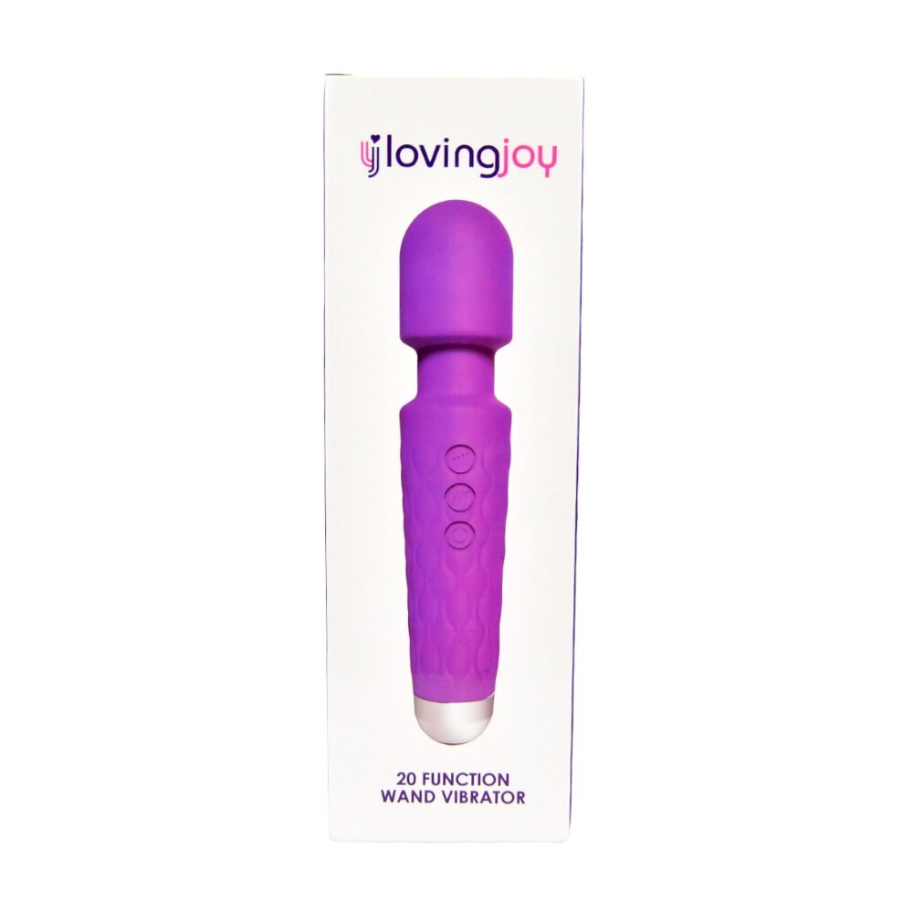 n11930-loving-joy-20-function-wand-vibrator-purple n11930 loving joy 20 function wand vibrator purple