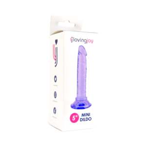 Loving Joy 5 Inch Beginners Dildo Purple 7 n11937 loving joy 5 inch beginners dildo purple pkg 1
