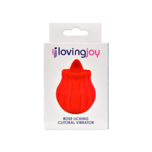 n11948 loving joy rose licking tongue clitoral vibrator packaging