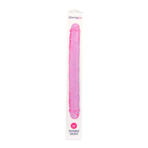 Loving Joy 12 Inch Double Dildo Pink 7 n11949 loving joy 12 inch double dildo pink boxed