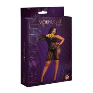 Moonlight Black Stripe Mini Dress Plus Size 6 n12131 moonlight black stripe minidress plus size 5