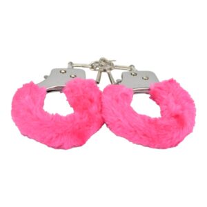 Bound to Play. Heavy Duty Furry Handcuffs Pink 3 n12138 bound to play heavy duty furry handcuffs pink 2