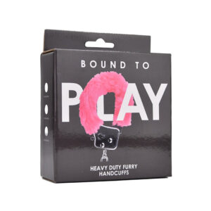 Bound to Play. Heavy Duty Furry Handcuffs Pink 6 n12138 bound to play heavy duty furry handcuffs pink pkg 1
