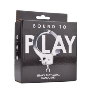 Bound to Play. Heavy Duty Metal Handcuffs 9 n12139 bound to play heavy duty metal handcuffs pkg 1